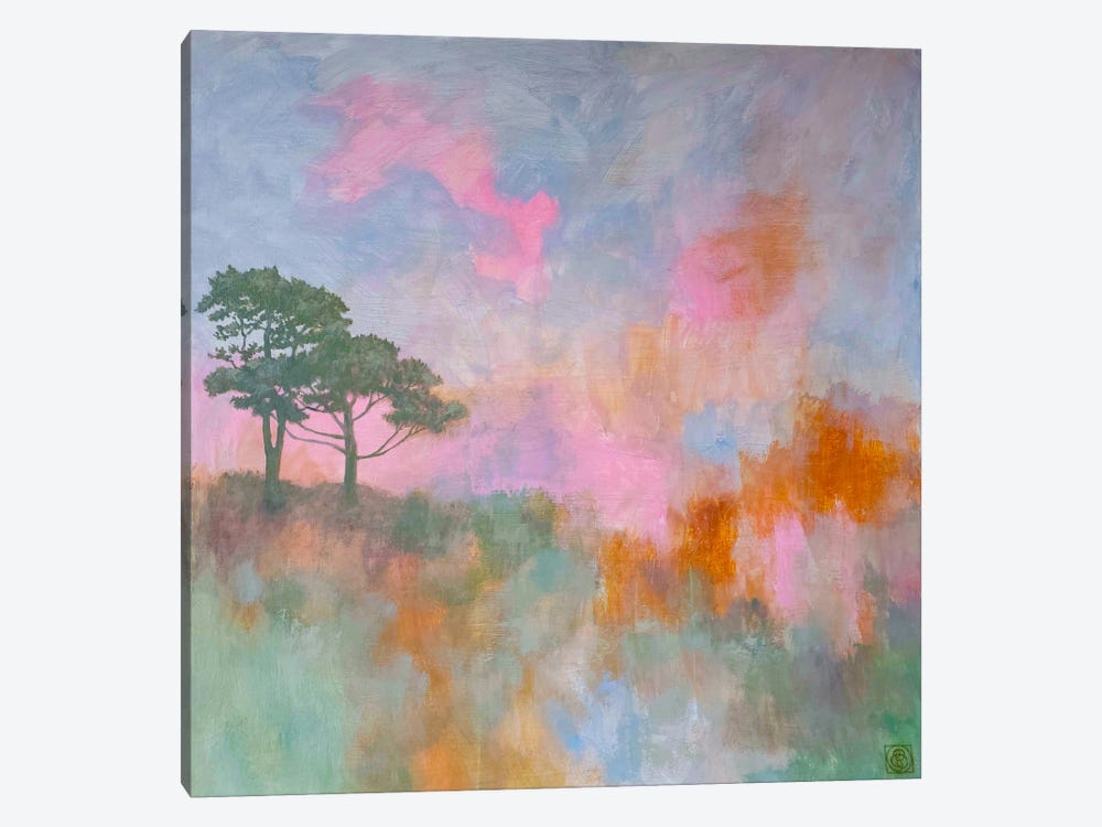 Two Trees by Katia Bellini 1-piece Canvas Art Print