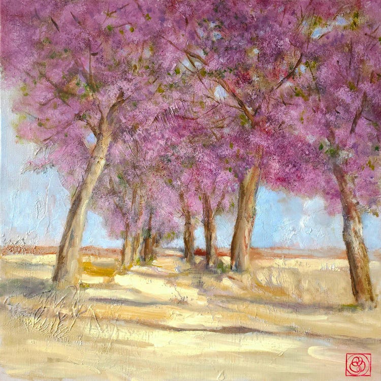 Blooming Tree Alley by Katia Bellini wall art