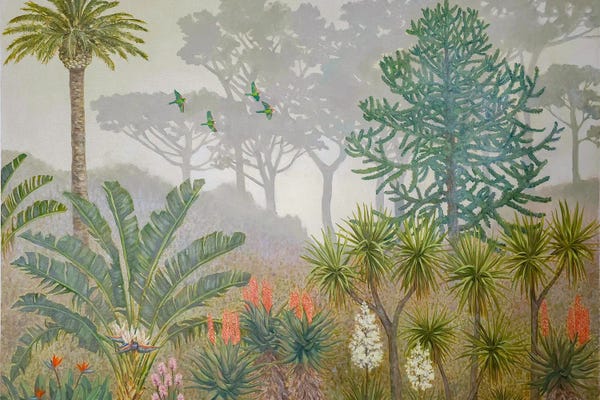 Tranquil Gardens: Botanical Garden II by Katia Bellini