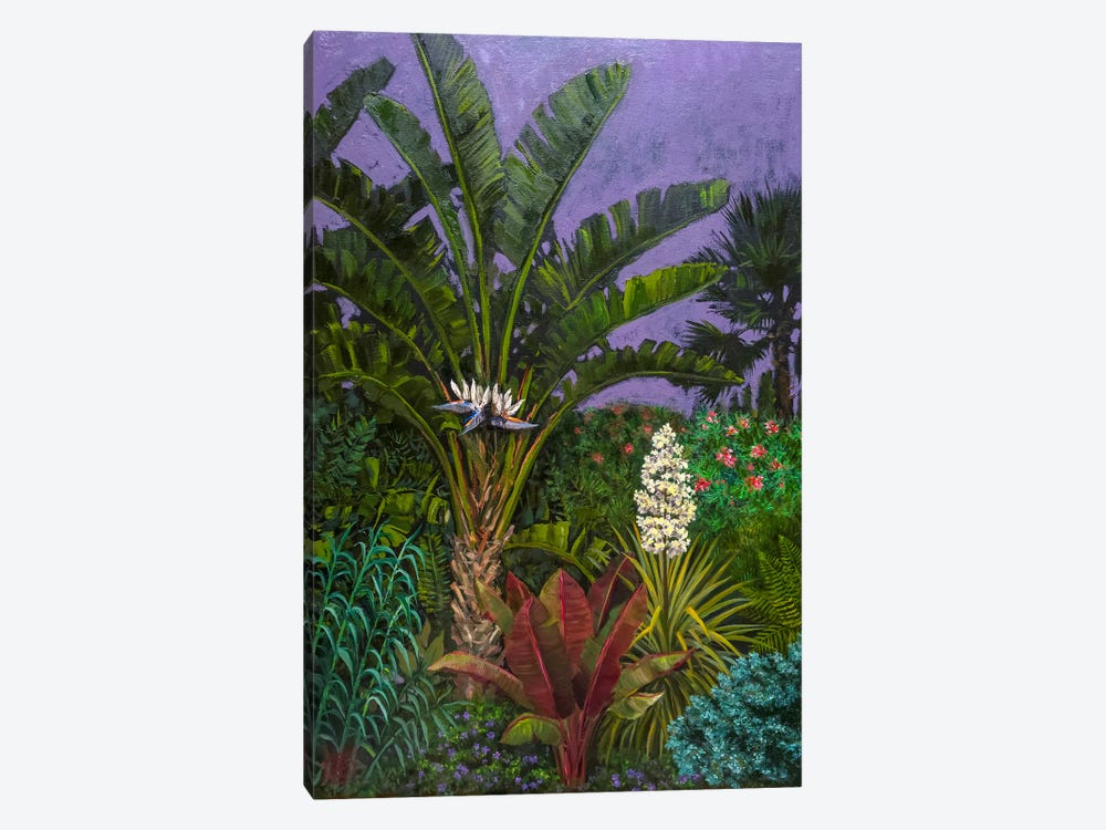 Botanical Gardens At Night by Katia Bellini 1-piece Art Print
