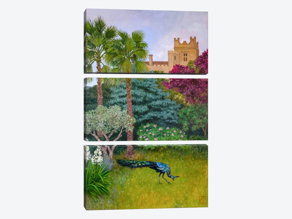 Castle Garden by Katia Bellini 3-piece Canvas Print