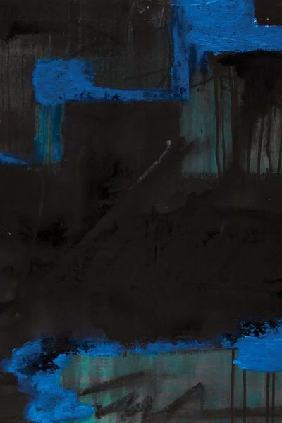 Black Azul by KBM canvas print