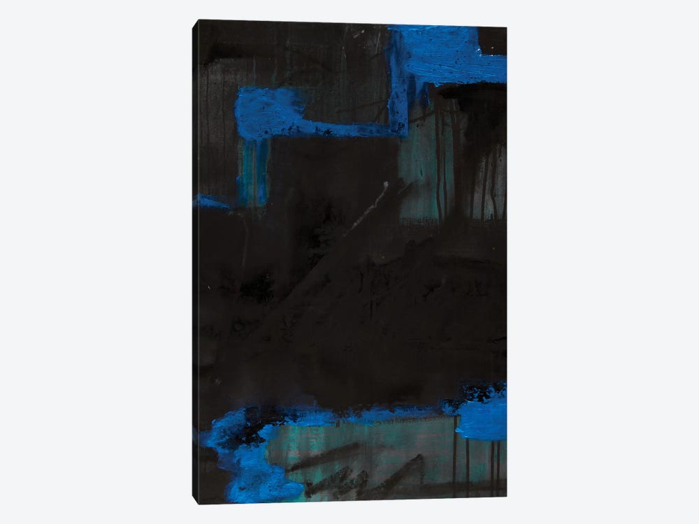 Black Azul by KBM 1-piece Canvas Wall Art