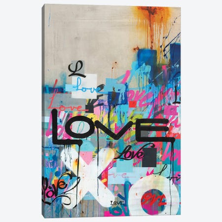 Concrete Love Canvas Print #KBM14} by KBM Canvas Art