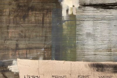 Floor Plan II by KBM framed canvas print