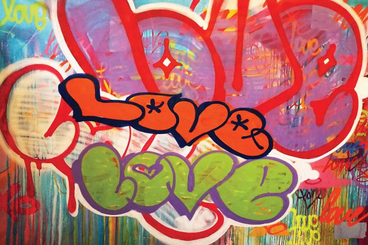 Off The Wall Love II by KBM wall art