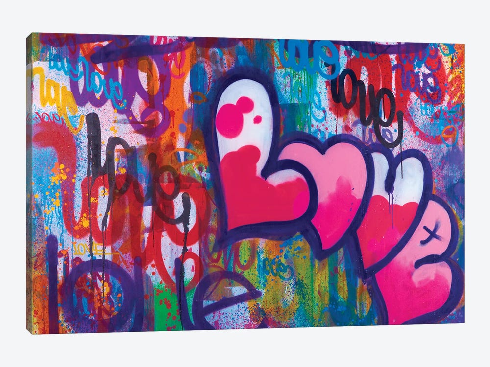 One Love IV by KBM 1-piece Canvas Wall Art