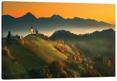 Slovenian Autumn... Canvas Art Print