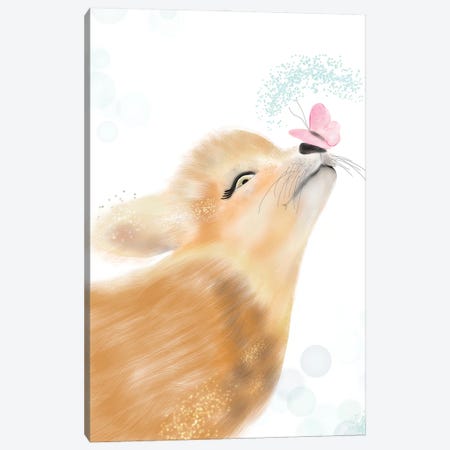 Curious Fox Canvas Print #KBS4} by Karen Barski Canvas Print