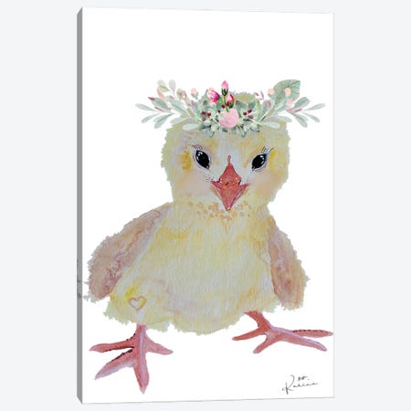 Cute Birdie Canvas Print #KBS5} by Karen Barski Canvas Print