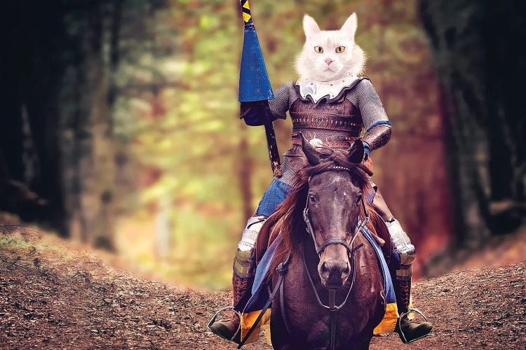 Jousting Lola by Karen Burke wall art