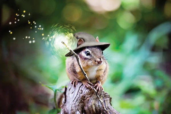 Karen Burke: Sorcerer Chipmunk by Karen Burke