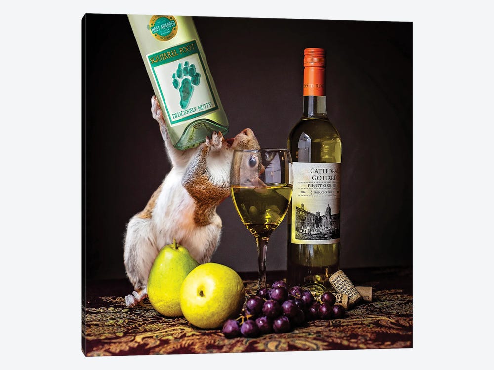 Squirrelfoot Wine by Karen Burke 1-piece Canvas Artwork