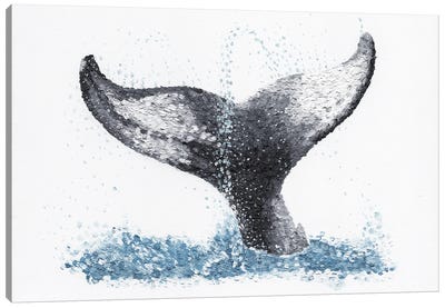 Euphoria - Whale Tale Canvas Art Print - Kelsey Emblow
