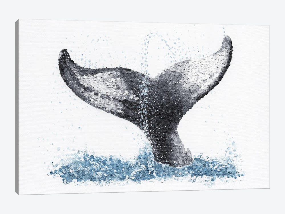 Euphoria - Whale Tale by Kelsey Emblow 1-piece Canvas Artwork