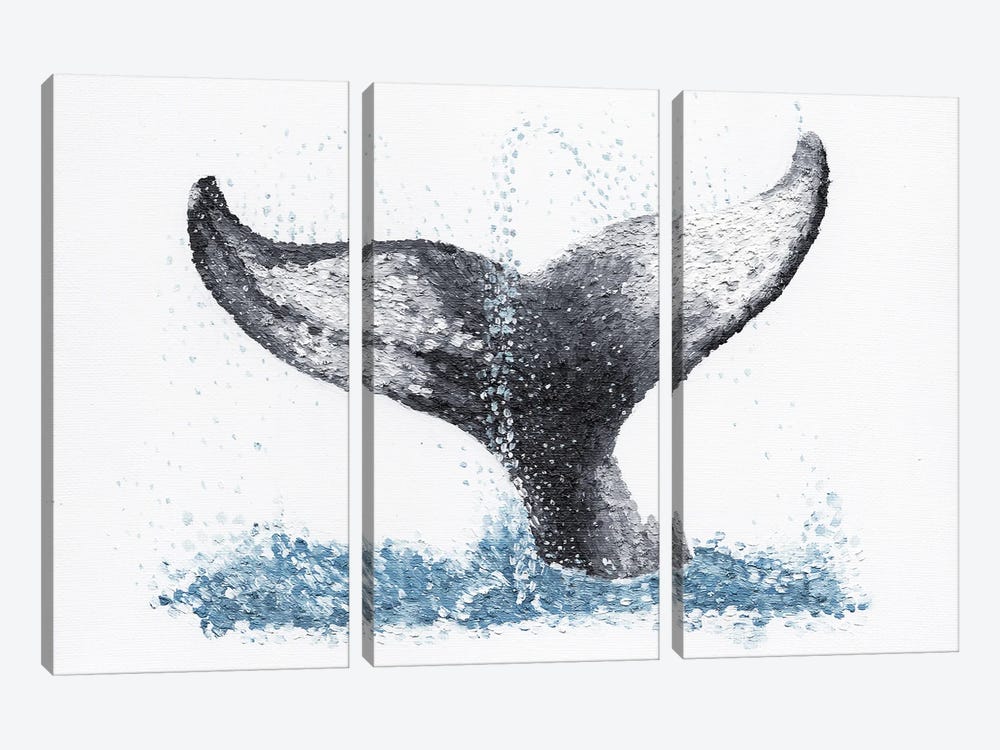 Euphoria - Whale Tale by Kelsey Emblow 3-piece Canvas Wall Art