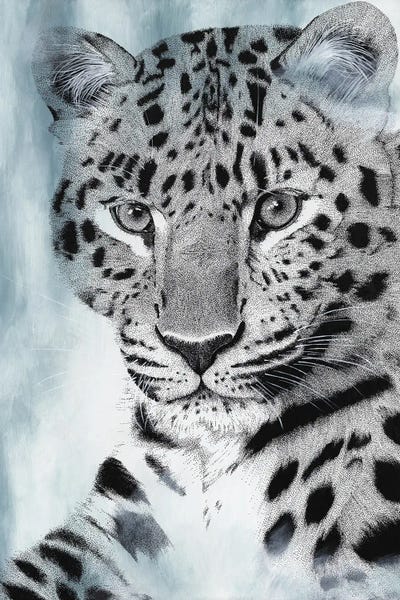 Dreamy Big Cat - Amur Leopard by Kelsey Emblow art print