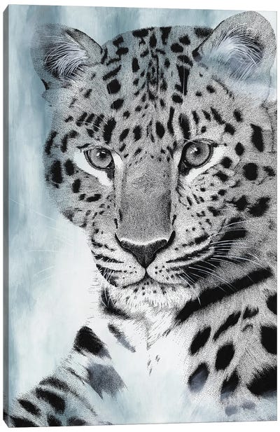 Dreamy Big Cat - Amur Leopard Canvas Art Print - Kelsey Emblow
