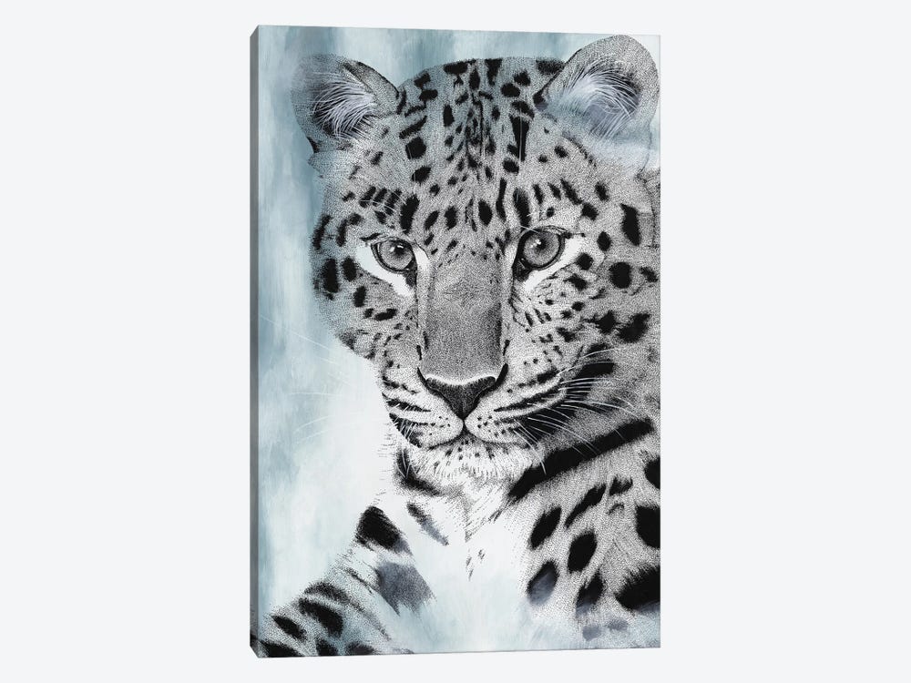 Dreamy Big Cat - Amur Leopard by Kelsey Emblow 1-piece Canvas Art Print