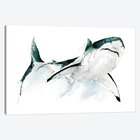 The Great White Canvas Print #KBW35} by Kelsey Emblow Canvas Wall Art