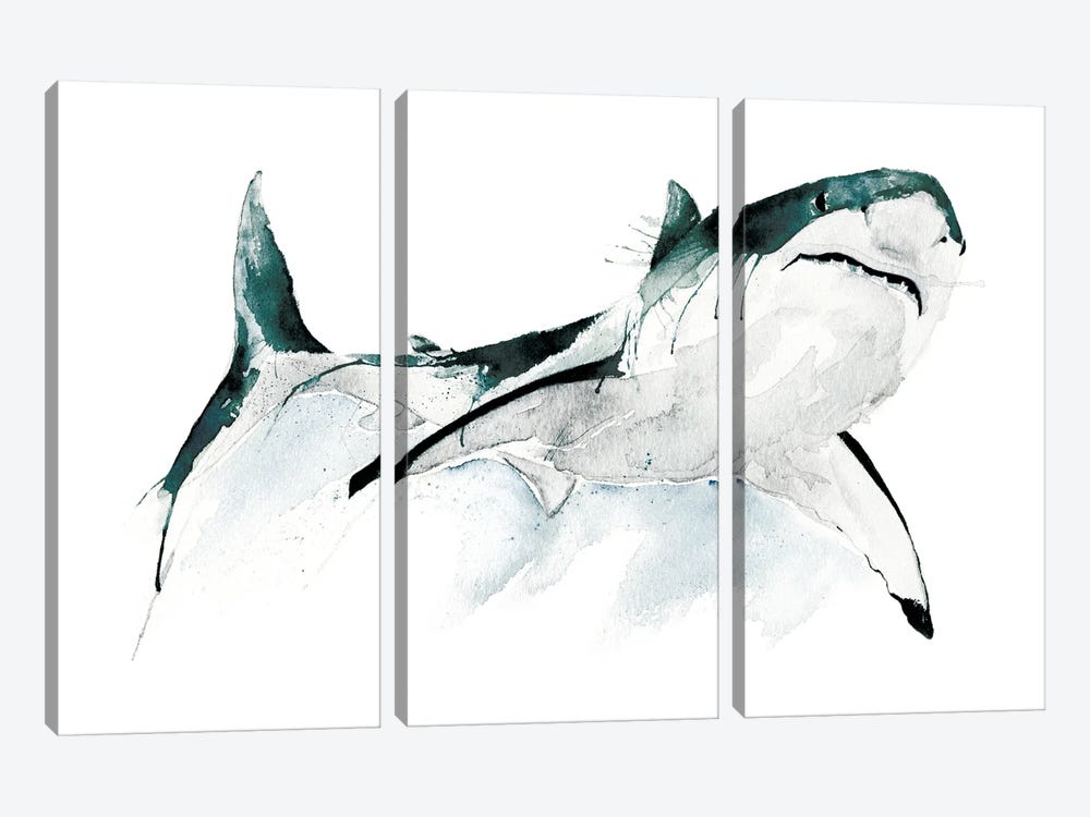 The Great White by Kelsey Emblow 3-piece Canvas Art