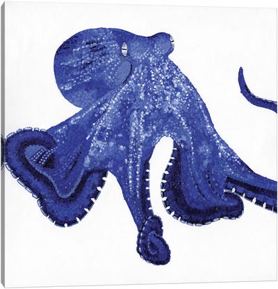 Octopus Canvas Art Print - Kelsey Emblow