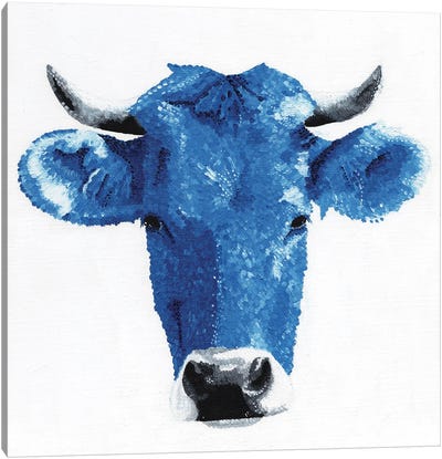 Sacred Cow Canvas Art Print - Cow Art