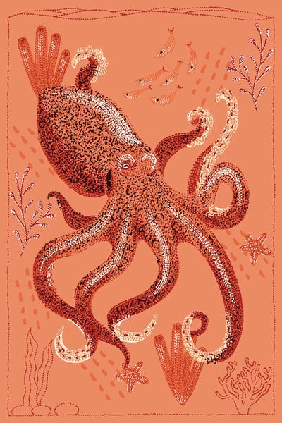 Octopus Garden by Kelsey Emblow art print