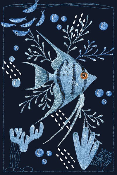Angelfish by Kelsey Emblow art print