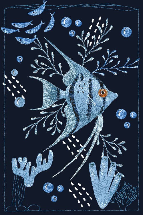 Angelfish by Kelsey Emblow wall art