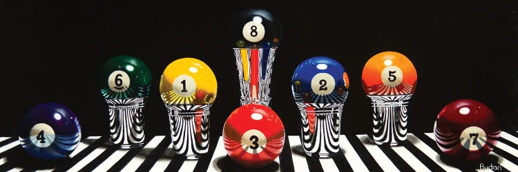 Pool Shots by Karen Budan wall art