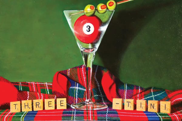An Ode To Objects: Three-tini by Karen Budan