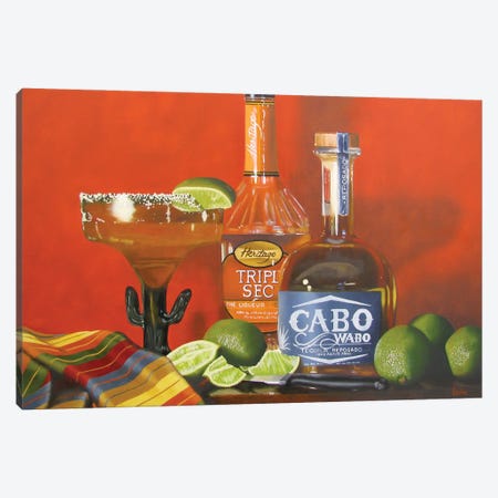 Cabo Wabo Margarita Canvas Print #KBX2} by Karen Budan Canvas Art Print