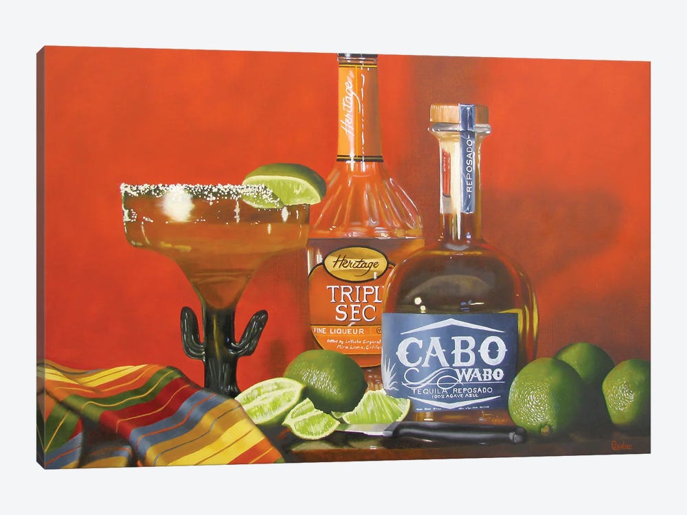 Cabo Wabo Margarita by Karen Budan 1-piece Canvas Art Print
