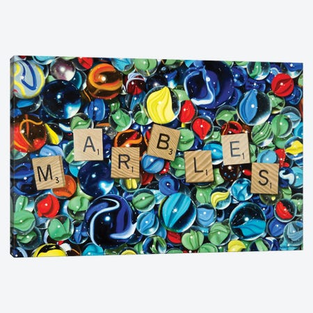 Marbles For 11 Points Canvas Print #KBX8} by Karen Budan Canvas Art Print
