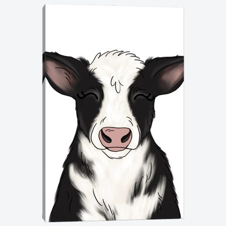 Cow Canvas Print #KBY114} by Katie Bryant Canvas Artwork