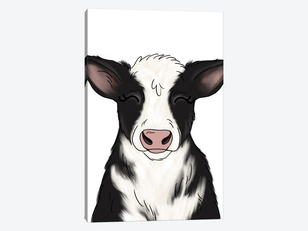Cow by Katie Bryant 1-piece Canvas Art Print