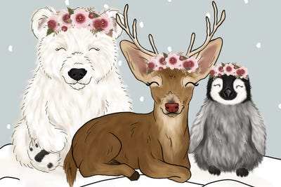 Winter Animals by Katie Bryant canvas print