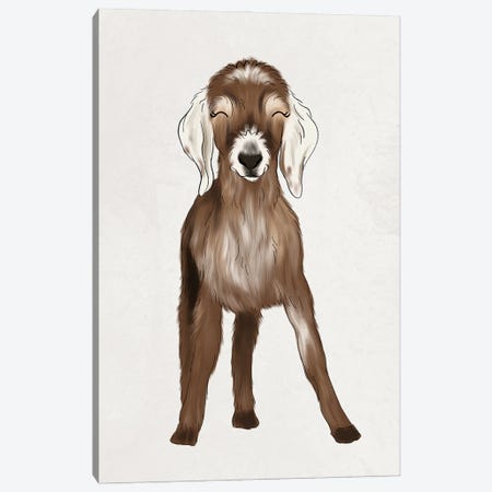 Baby Goat Canvas Print #KBY125} by Katie Bryant Canvas Print