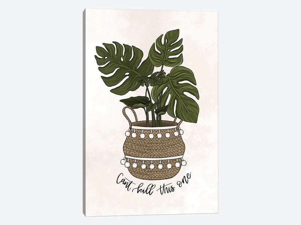 Can't Kill This One - Monstera by Katie Bryant 1-piece Canvas Artwork
