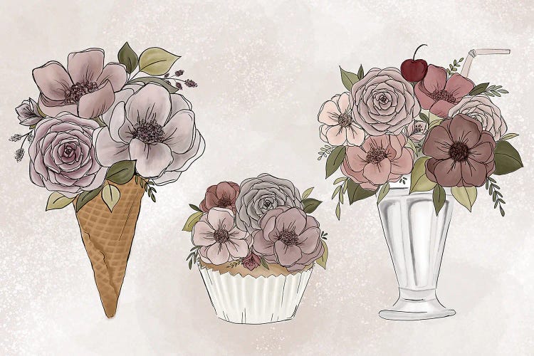 Floral Desserts