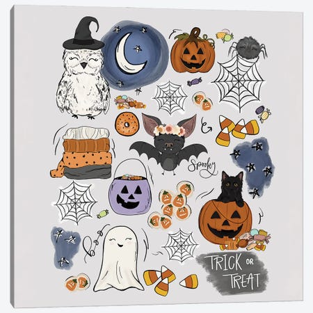 Spooky Feels Canvas Print #KBY161} by Katie Bryant Canvas Wall Art