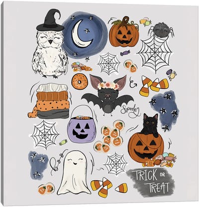 Spooky Feels Canvas Art Print - Katie Bryant