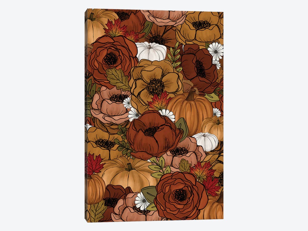 Fall Florals by Katie Bryant 1-piece Canvas Art