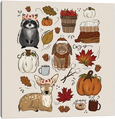 Fall Feels Canvas Art Print - Katie Bryant