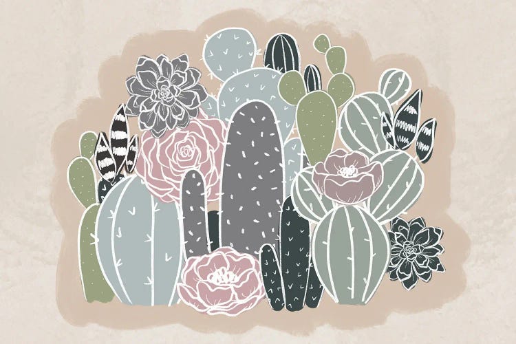 Floral Cactus Family