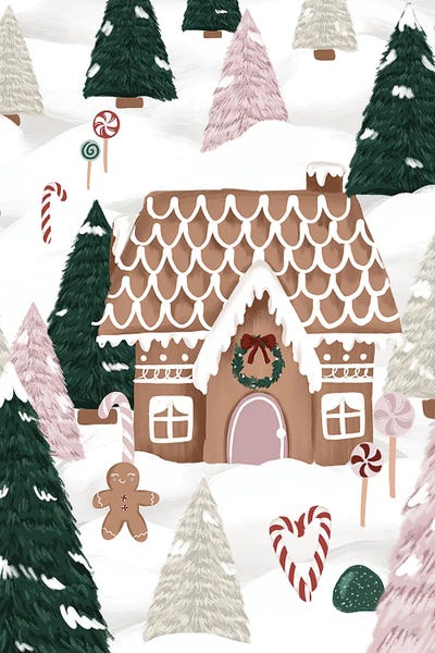 Naughty Or Nice: Gingerbread Forest by Katie Bryant