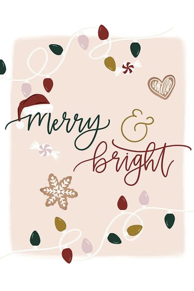 Merry & Bright Florals by Katie Bryant canvas print