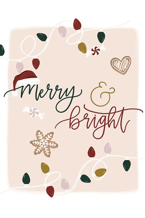 Merry & Bright Florals by Katie Bryant wall art