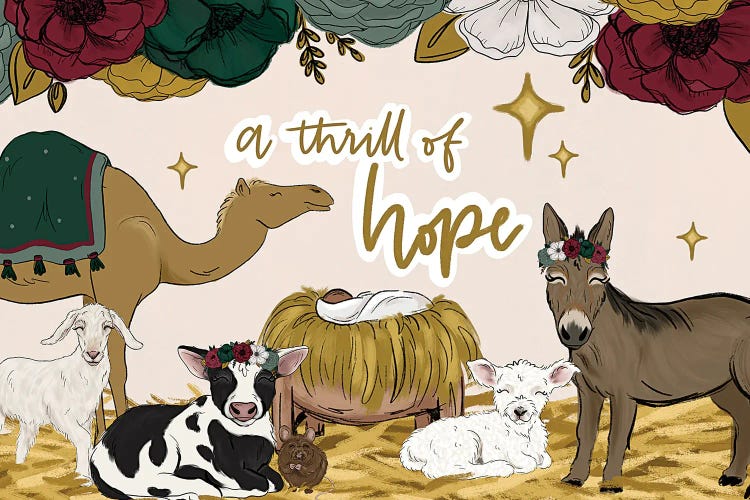 A Thrill Of Hope Manger Friends